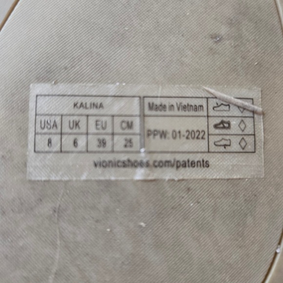 Vionic Kalina Braided Slide Sandals Poppy Red Orthotic Comfort Flat Womens 8 - Picture 7 of 7